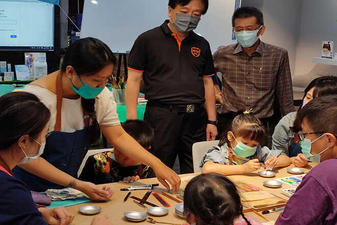 藝術繪永續 雷科與中山辦親子共創工作坊。