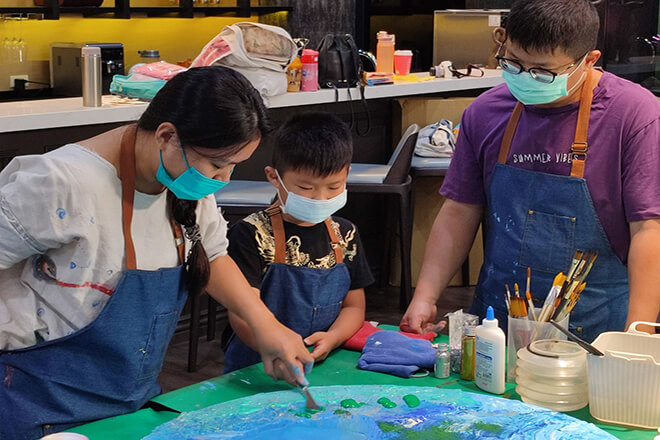 藝術繪永續 雷科與中山辦親子共創工作坊。