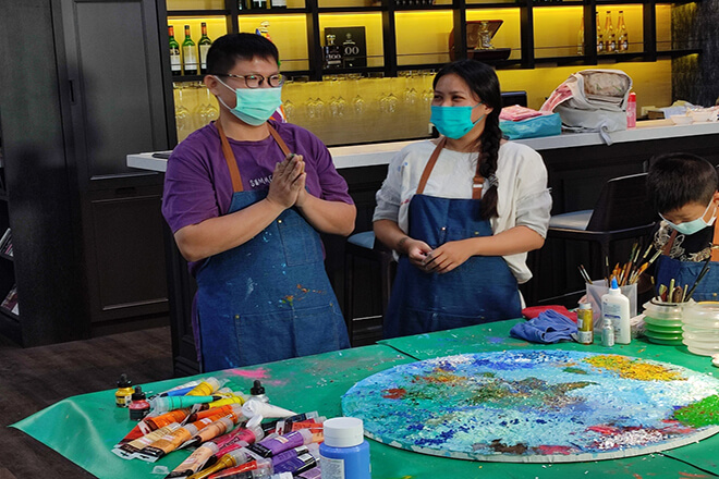 藝術繪永續 雷科與中山辦親子共創工作坊。