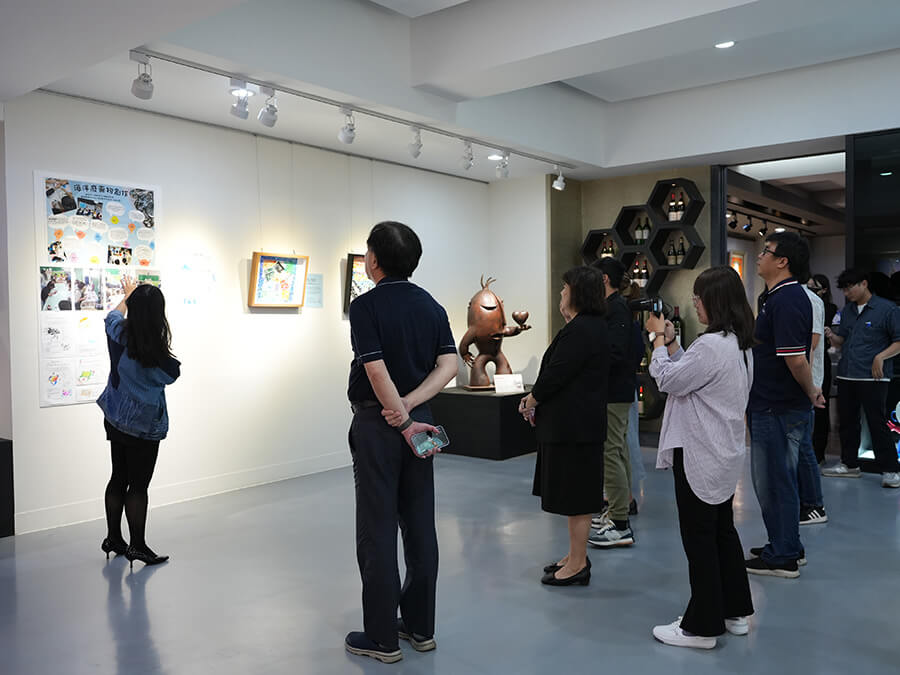 海廢再生藝術實踐成果展在雷科。