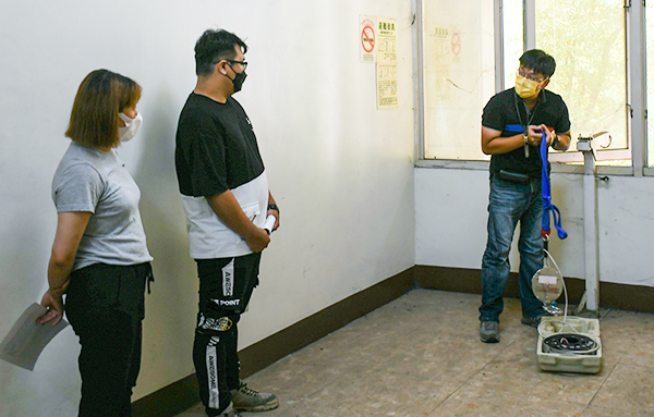 Fire drill -  an escape sling