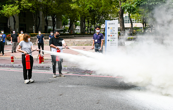 Fire drill - fire extinguishers