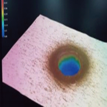 Copper clad laminate through hole