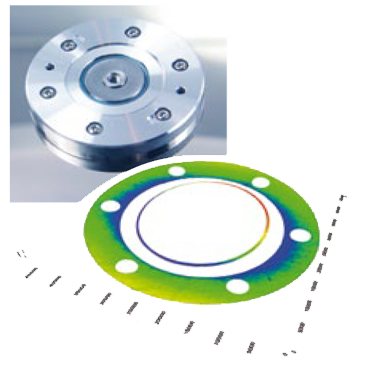 Flatness of a hard disk component
