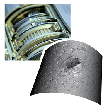 Defect on a transmission shaft