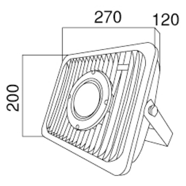 LED COB downlight-50W