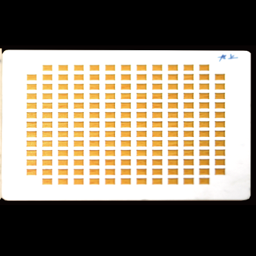 2.Square hole cutting process
