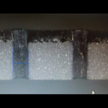 2.Round hole process (side view)