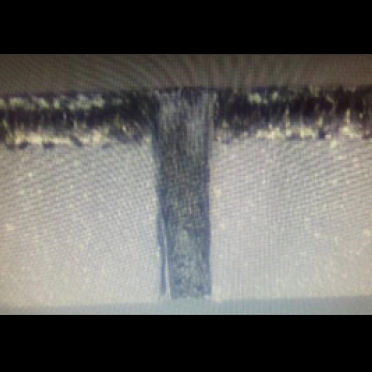 1.Round hole process (side view)